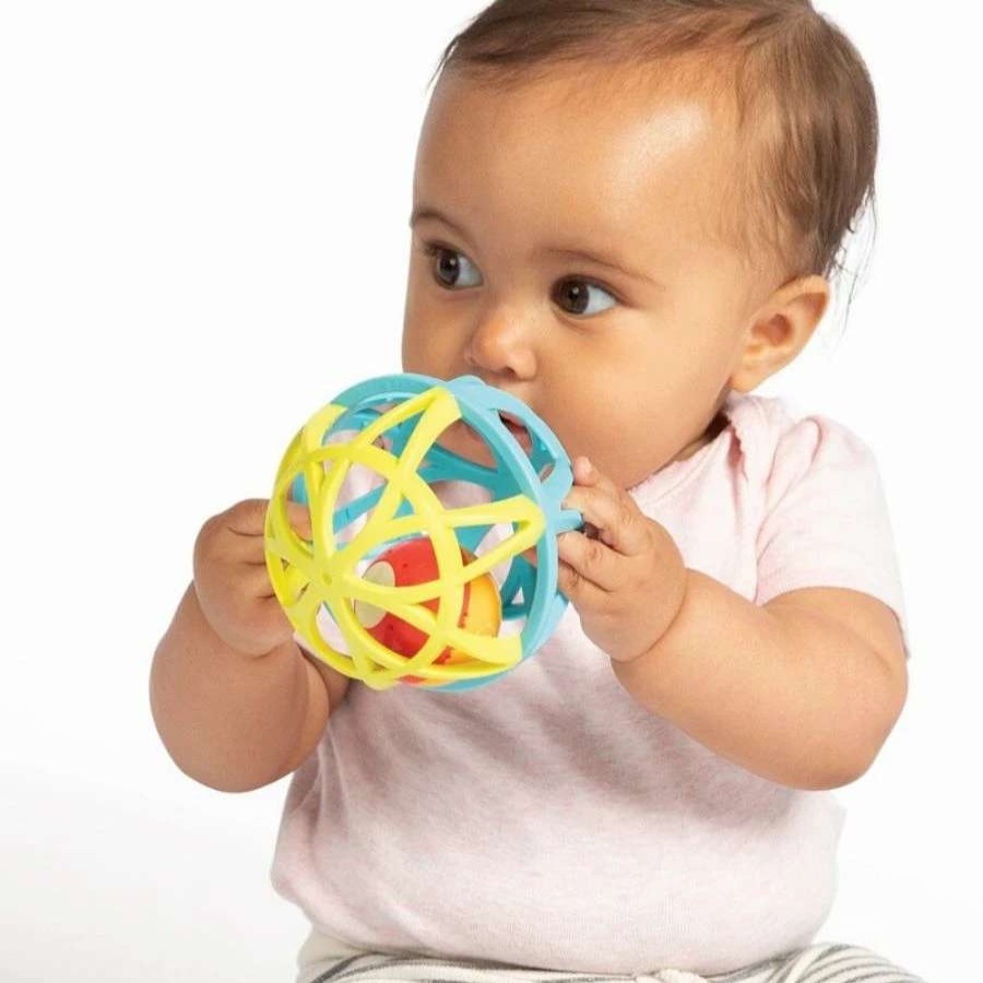 Health Intelligence For Kids Active Toys Kidzinc * | Flash Sale Manhattan Toy Company Jazzy Ball Baby Toy