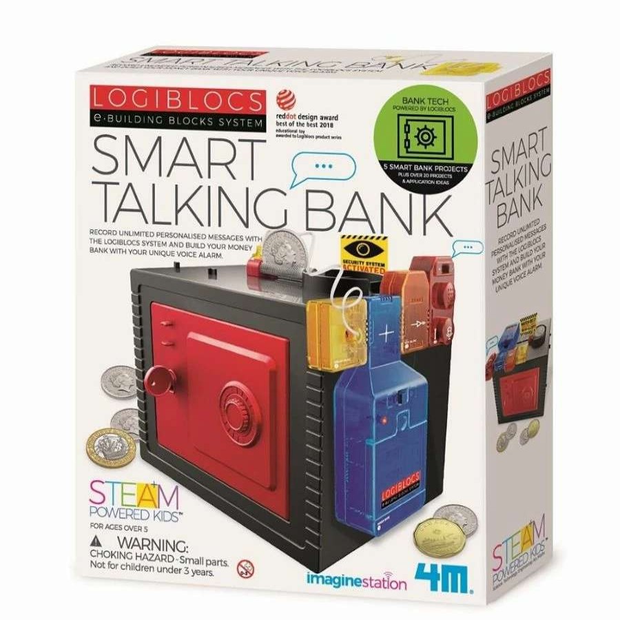 Financial Intelligence * | Wholesale 4M Logiblocs Smart Talking Bank Science Kit