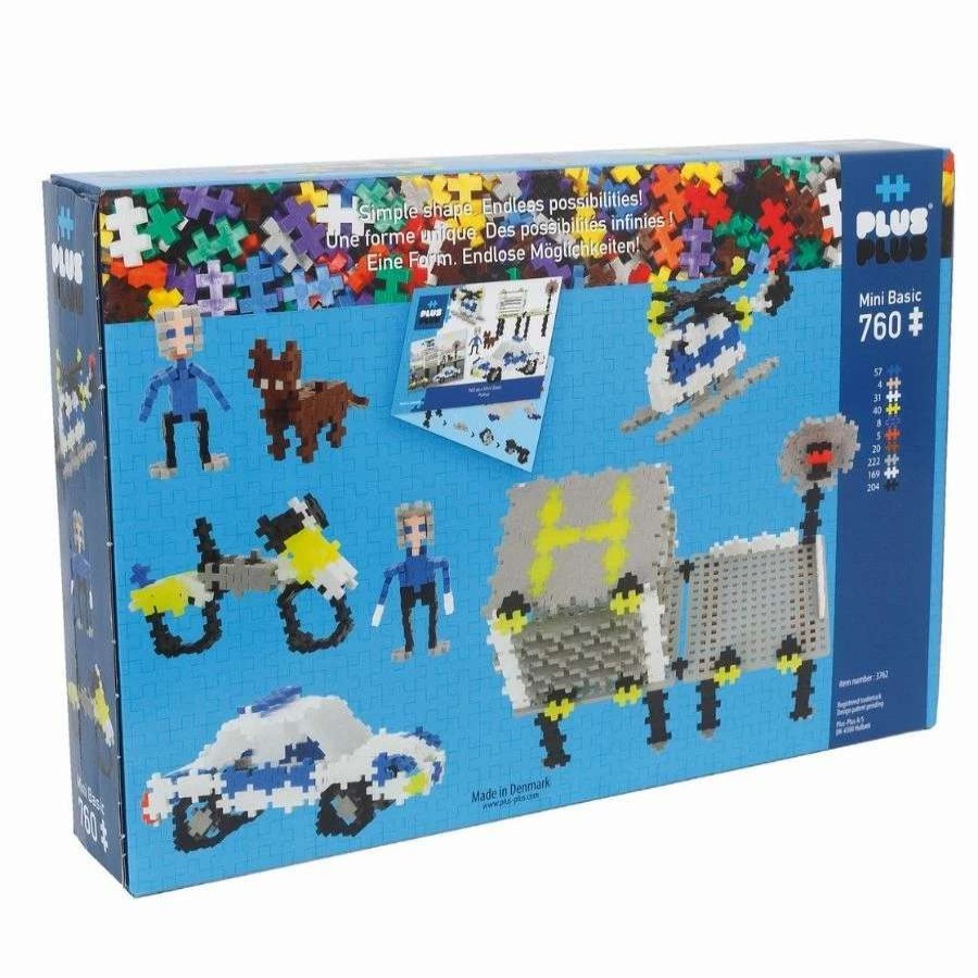 Health Intelligence For Kids Active Toys Kidzinc * | Coupon Plus-Plus: Basic Police 760 Pieces Construction Set