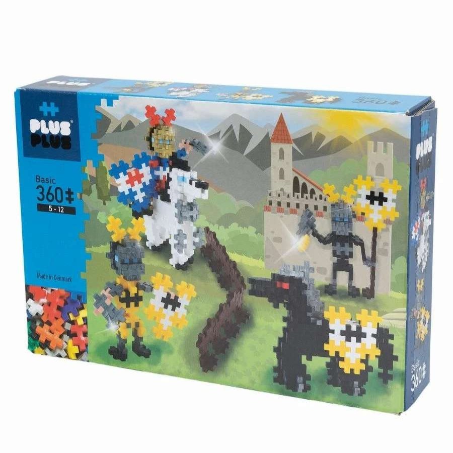 Health Intelligence For Kids Active Toys Kidzinc * | Budget Plus-Plus: Basic Knights Tournament 360 Piece Construction Toy