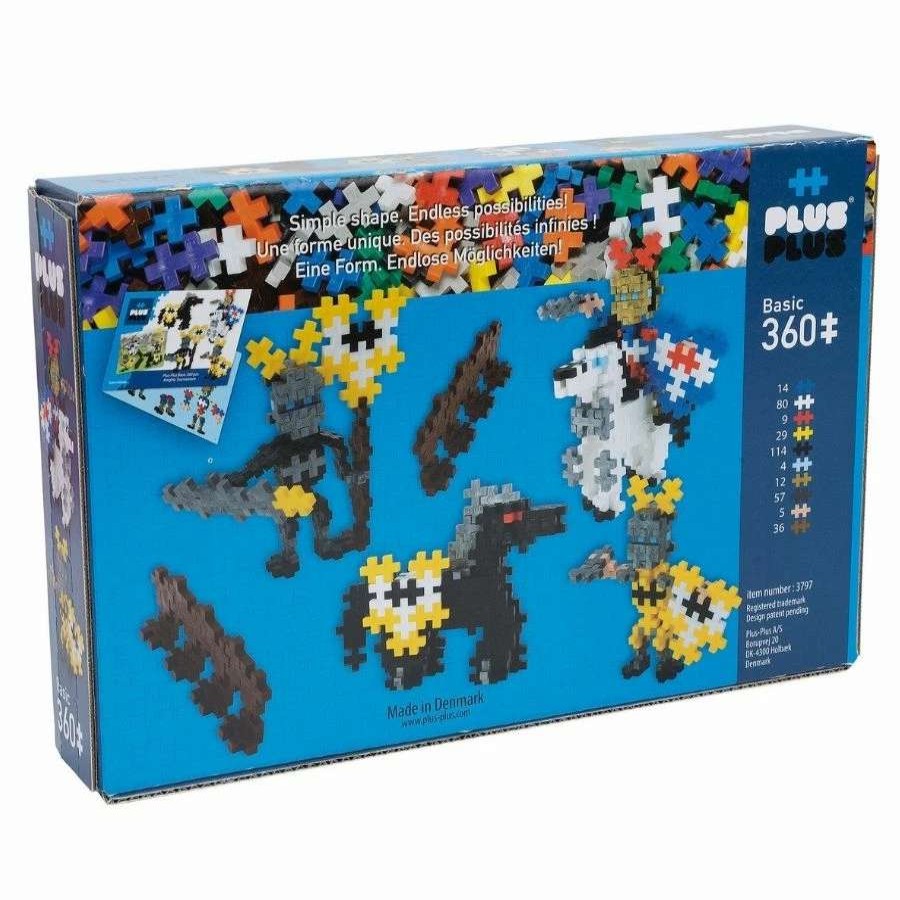 Health Intelligence For Kids Active Toys Kidzinc * | Budget Plus-Plus: Basic Knights Tournament 360 Piece Construction Toy