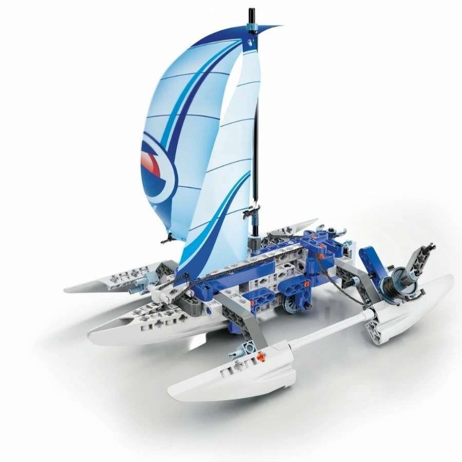 Health Intelligence For Kids Active Toys Kidzinc * | Brand New Clementoni Mechanics Laboratory: Trimaran And Watercraft