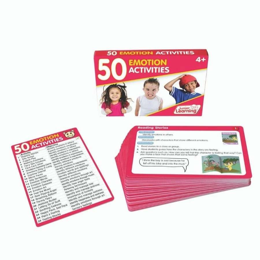 Social Emotional Learning Toys * | Best Deal Junior Learning 50 Emotion Activities